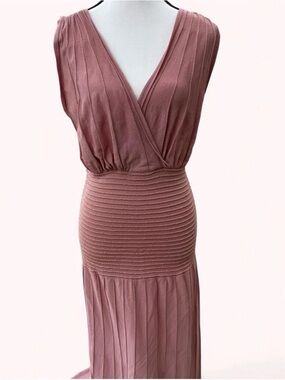 Eva Mendes x New York & Company Drop Waist Romantic Maxi Dress